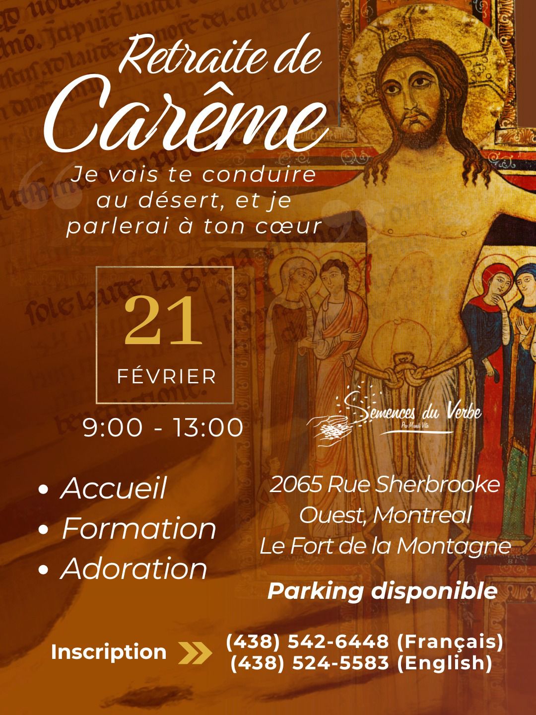 Invitation à la Retraite de Carême